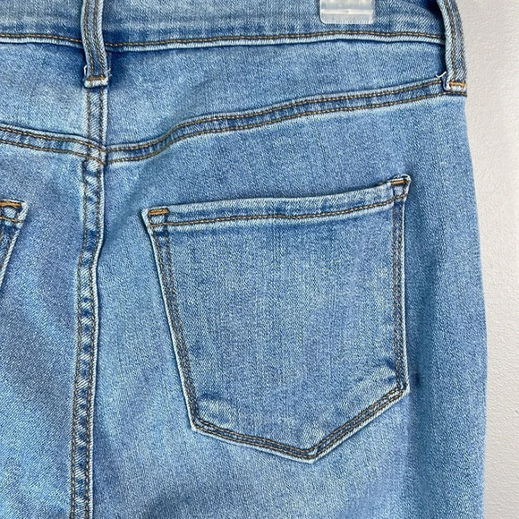 OLD NAVY High-Rise Super Skinny Jeans Jeggings Blue Light Wash Stretch 8 - Picture 5 of 10